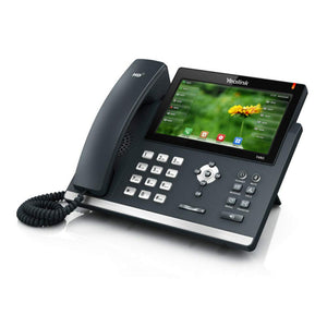 Yealink SIP-T48S Wired handset 16lneas LCD Negro - Telfono IP (LCD, 800 x 480 Pixeles, 17.8 cm (7"), 16 lneas, 1000 entradas, CNG,G.711Mu,G.711a,G.722,G.723.1,G.726,G.729ab,VAD,iLBC)