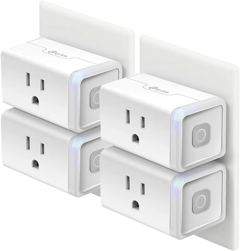 TP-Link Kasa Smart Wi-Fi Plug Mini, 4-Pack HS103P4