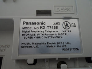 Panasonic KX-T7456 Digital 24 Button Speakerphone 6-Line Display KXT7456 White