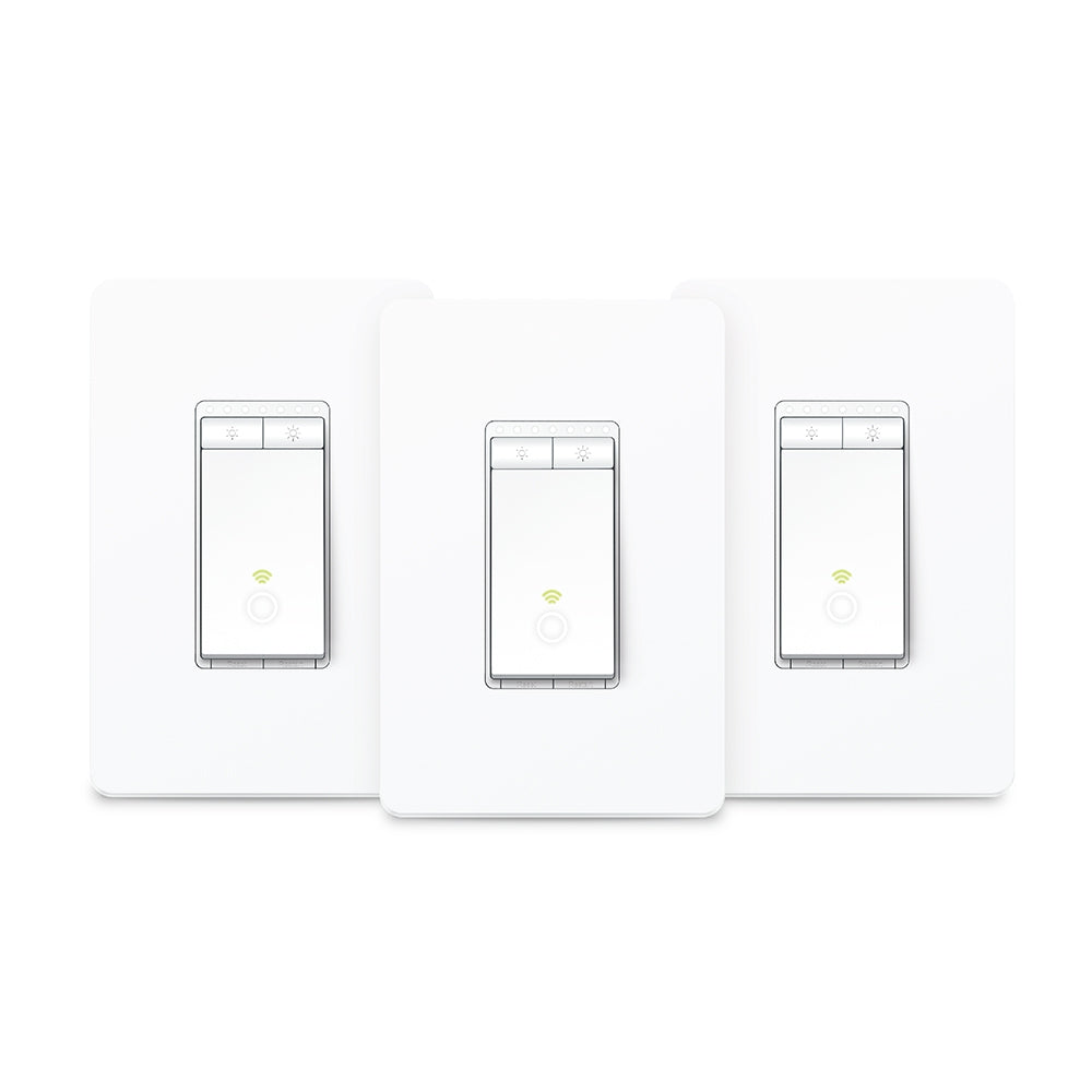 TP-Link Kasa Smart Wi-Fi Light Switch 3-Pack, Dimmer HS220P3