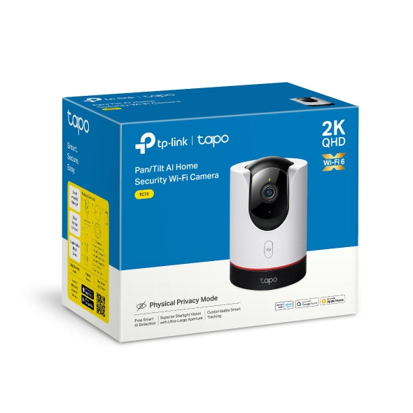 TP-Link Pan/Tilt AI Home Security Wi-Fi Camera Tapo C225