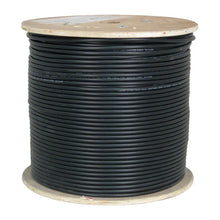 Load image into Gallery viewer, Vertical Cable Cat6A 10G, Shielded, 23AWG, Solid Bare Copper, PVC, 1000ft, Bulk Ethernet Cable, Black 064-700/A/S/BK
