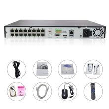 Load image into Gallery viewer, Hikvision DS-7616NI-I2/16P 16CH 16POE 12Mp Resolution 16CH POE NVR for IP Camera Support Two way Audio and Alarm In/OUT
