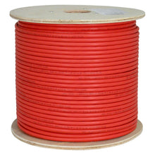 Load image into Gallery viewer, Vertical Cable Cat6A 10G, UTP, 23AWG, Solid Bare Copper, PVC, 1000ft Bulk Ethernet Cable, Red
