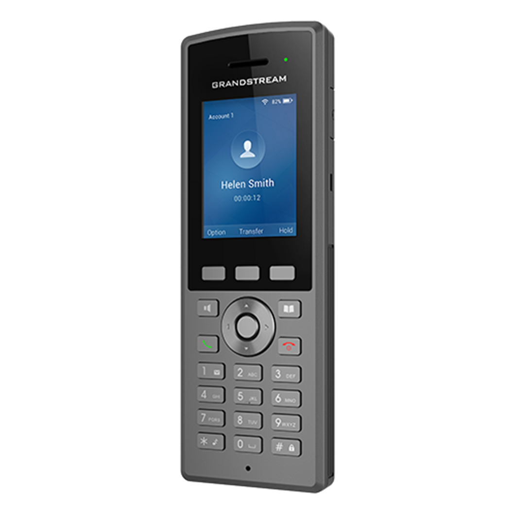 Grandstream Ruggedized Enterprise Portable WiFi Phone with extended battery WP825