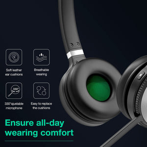 Yealink WH62-DUAL DECT Wireless Dual Ear Headset