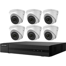 Load image into Gallery viewer, Hikvision Performance Bundle EKI-Q82T46 8-Channel 4MP NVR with 2TB HDD &amp; 6 4MP Night Vision Turret Cameras Kit
