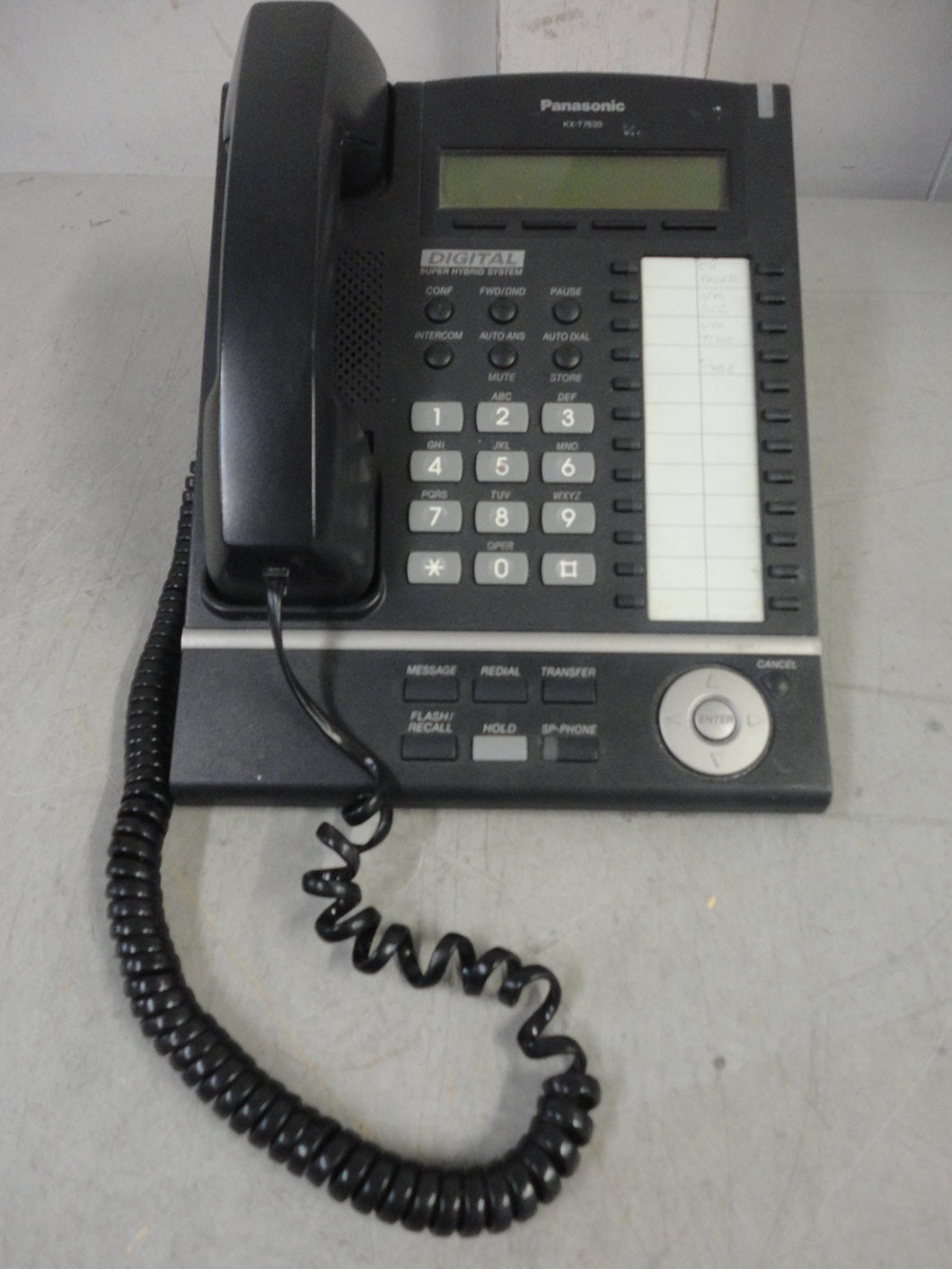 Panasonic KX-T7630-B Business Phones KX-T7630