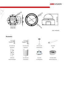 Hikvision DarkFighter DS-2CD5146G0-IZS 4MP Network Dome Camera with Night Vision