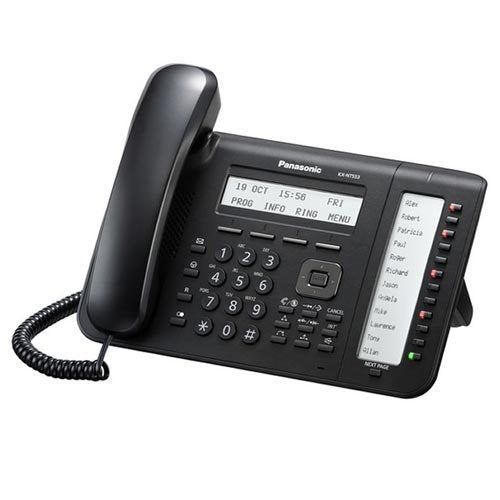 Panasonic IP Phone - Wired/Wireless - Wall Mountable KX-NT553 (Renewed)