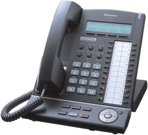 Panasonic KX-T7630-B 24 Button 3-Line LCD Speakerphone Black