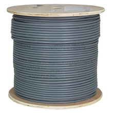 Load image into Gallery viewer, Vertical Cable Cat6A 10G, UTP, 23AWG, Solid Bare Copper, PVC, 1000ft Bulk Ethernet Cable, Gray 064-688/A/GY
