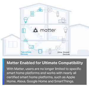 TP-Link Mini Smart Wi-Fi Plug, Matter Tapo P125M