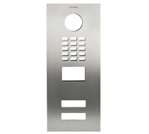 DoorBird Faceplate for D2102V IP Video Door Station Brushed Stainless Steel (V2A)