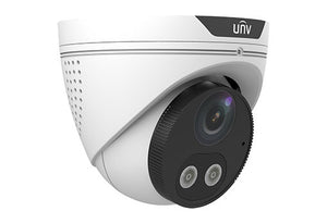 Uniview UNV 4MP Dual Light Fixed Turret, 2.8mm, Built-in Mic & Speaker IPC3614SR3-ADF28KMC-DL